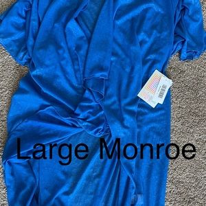 Large Blue Lularoe Monroe